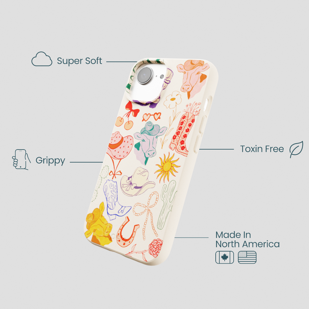 Seashell Retro Rodeo iPhone 16e/17e Case