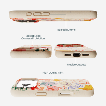 Seashell Retro Rodeo iPhone 17 Pro Case