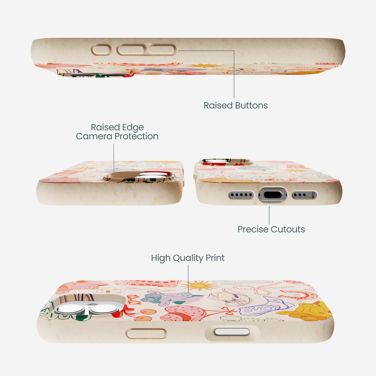 Seashell Retro Rodeo iPhone 17 Case