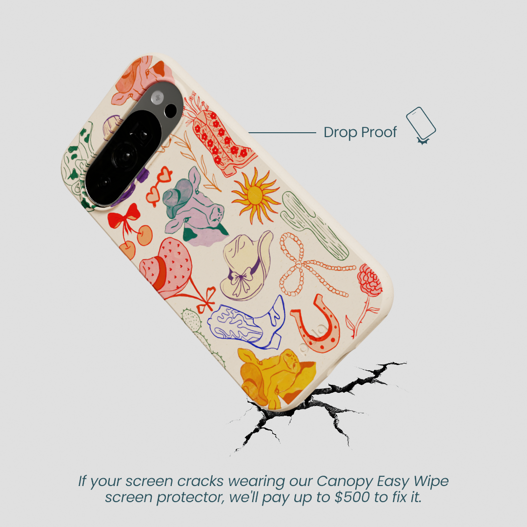 Seashell Retro Rodeo Google Pixel 10/10 Pro Case