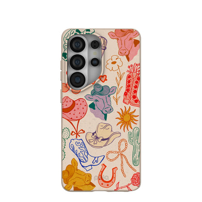Seashell Retro Rodeo Samsung Galaxy S26 Ultra Case