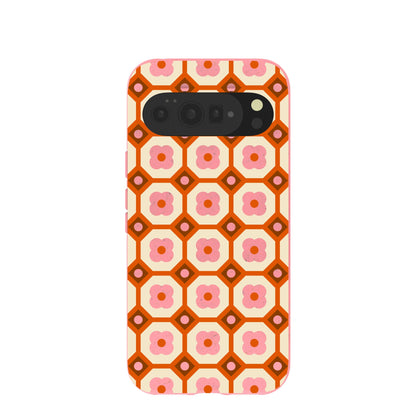 Bubblegum Pink Retro Tiles Google Pixel 10 Pro XL Case