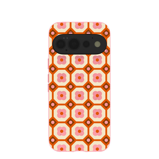 Bubblegum Pink Retro Tiles Google Pixel 11 Pro Case