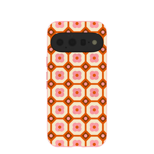 Bubblegum Pink Retro Tiles Google Pixel 11 Case