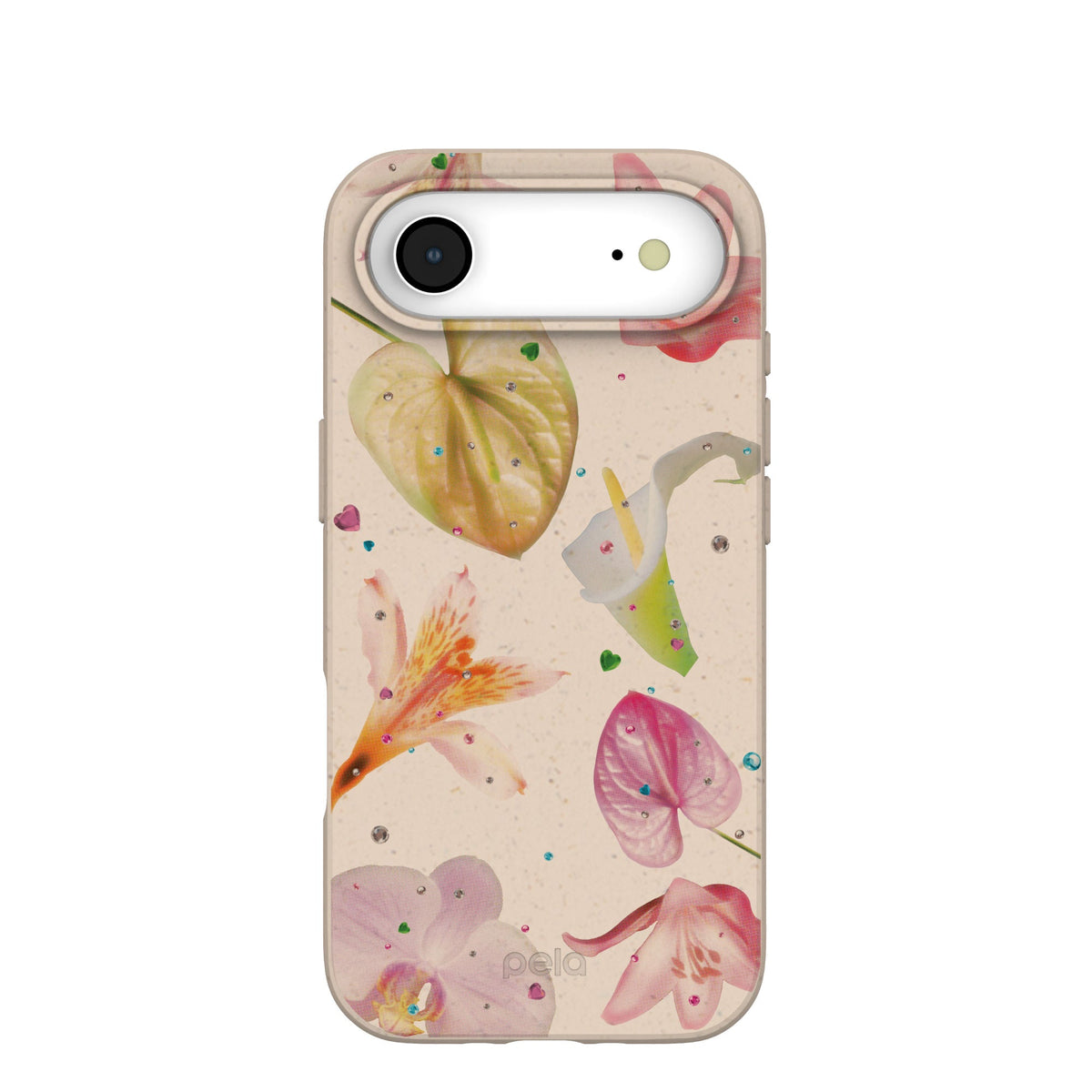 Seashell Rhinestone Bouquet iPhone Air Case