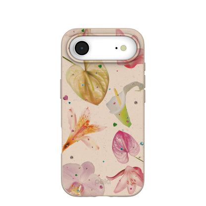 Seashell Rhinestone Bouquet iPhone Air Case