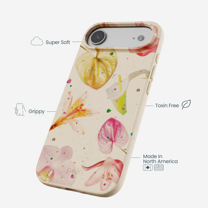 Seashell Rhinestone Bouquet iPhone Air Case