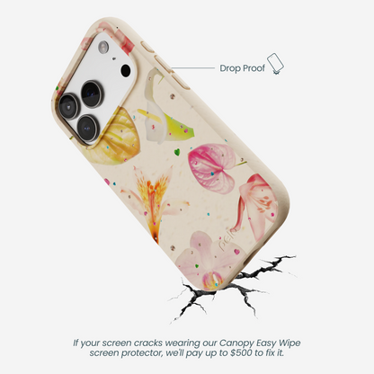 Seashell Rhinestone Bouquet iPhone 17 Pro Case