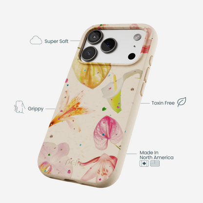 Seashell Rhinestone Bouquet iPhone 17 Pro Case