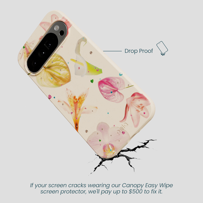 Seashell Rhinestone Bouquet Google Pixel 10 Pro XL Case