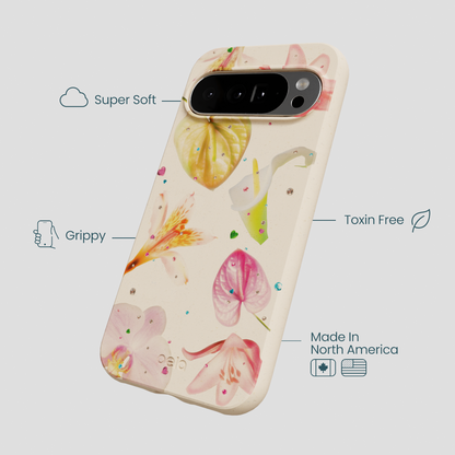 Seashell Rhinestone Bouquet Google Pixel 10 Pro XL Case