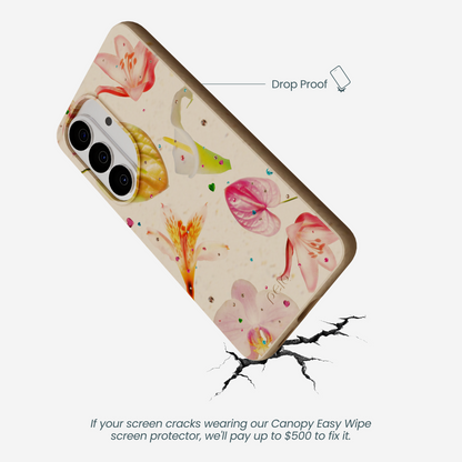 Seashell Rhinestone Bouquet Samsung Galaxy S26 Case
