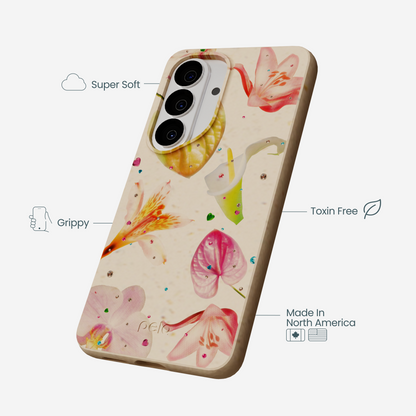 Seashell Rhinestone Bouquet Samsung Galaxy S26 Case