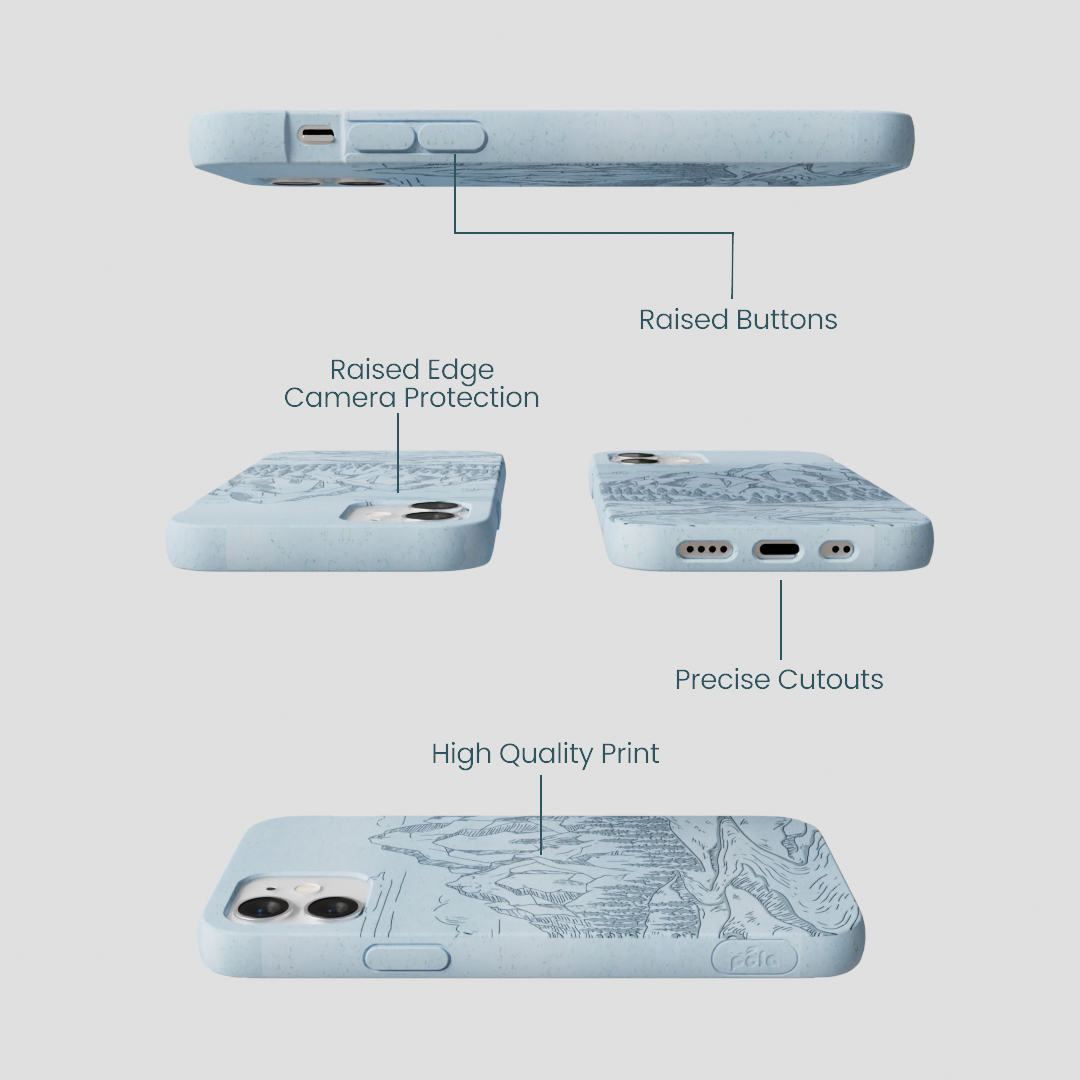 Powder Blue Rockies iPhone 12 Mini Case
