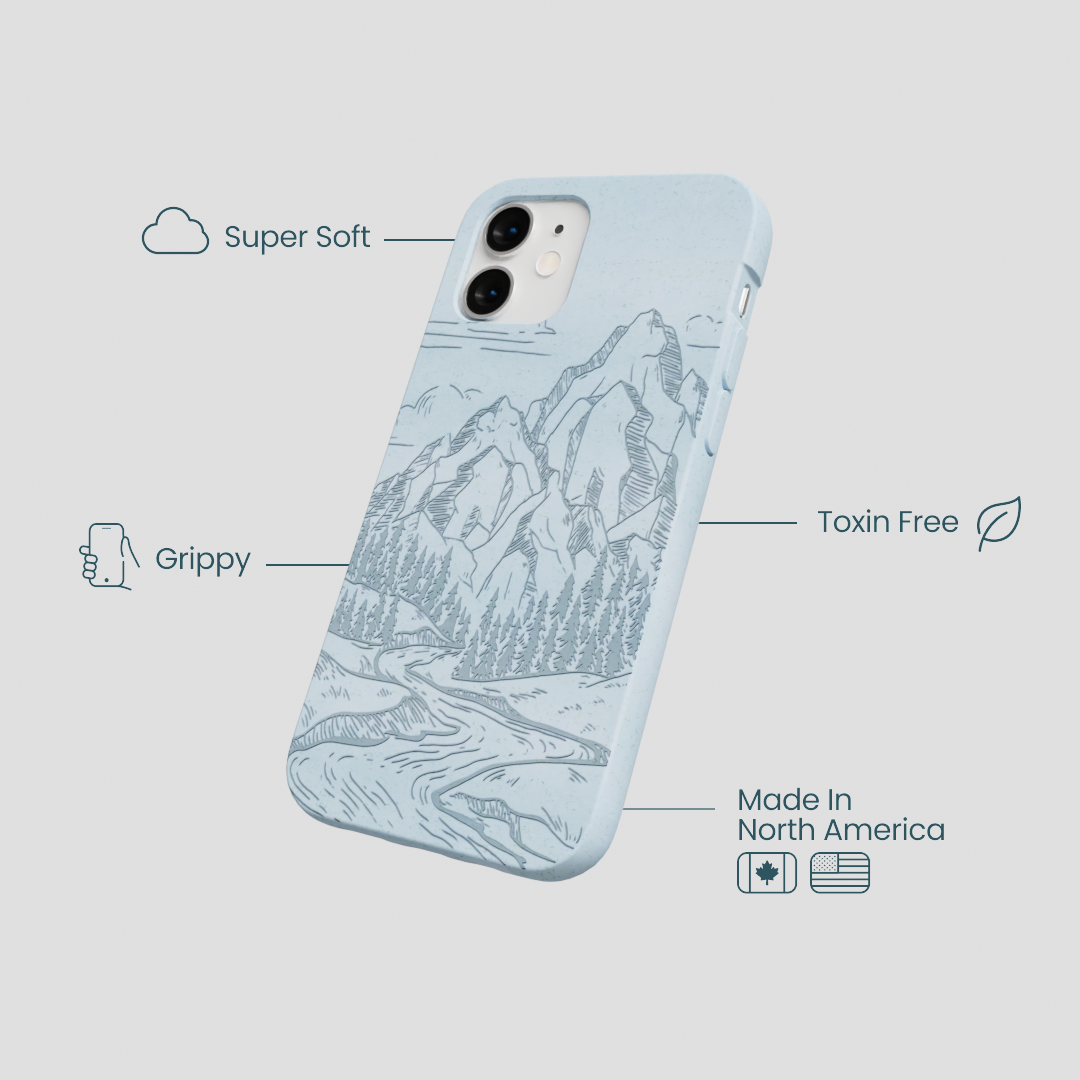 Powder Blue Rockies iPhone 12 Mini Case
