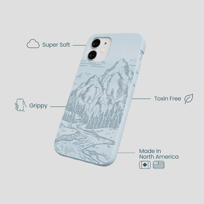 Powder Blue Rockies iPhone 12 Mini Case