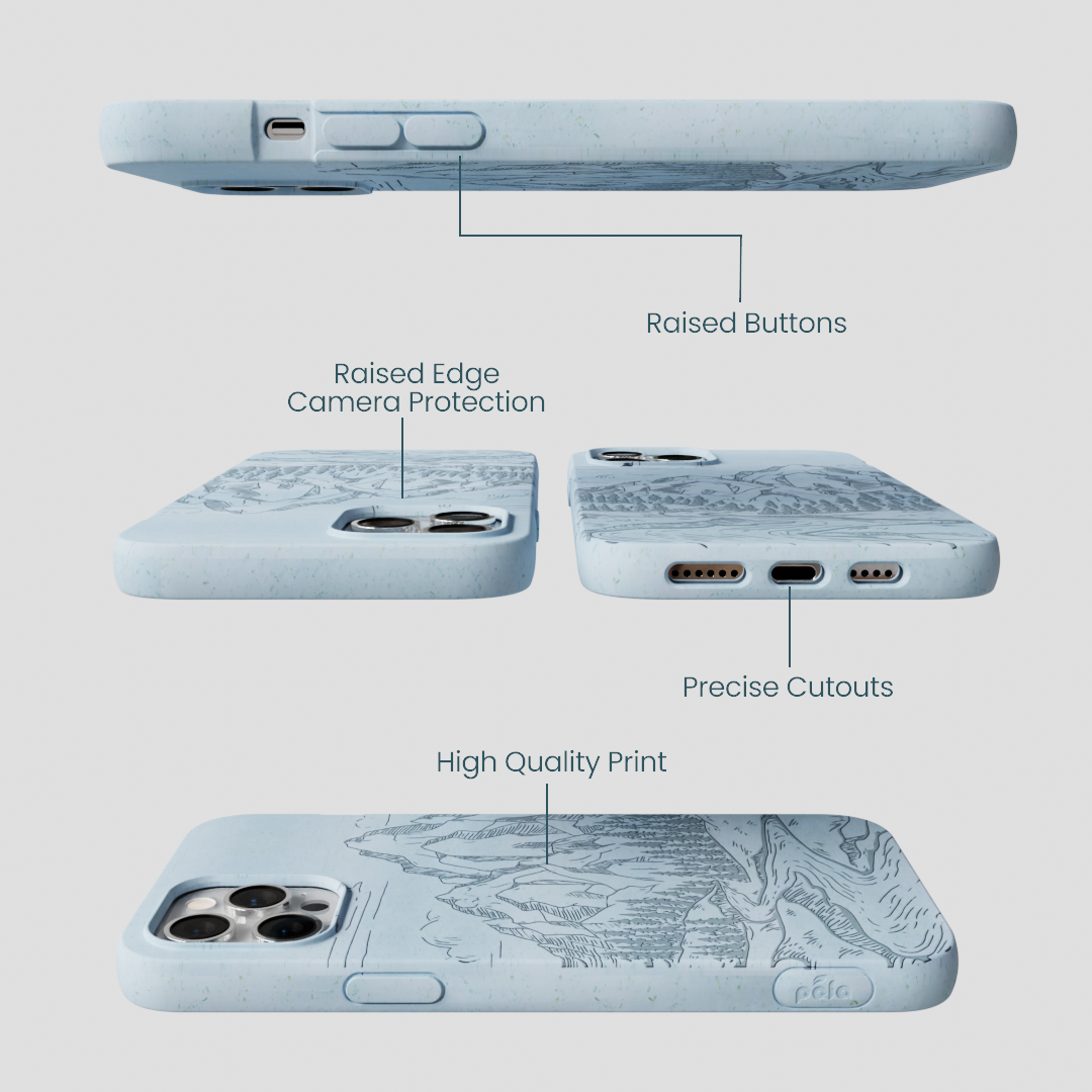 Powder Blue Rockies iPhone 12 Pro Max Case
