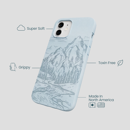 Powder Blue Rockies iPhone 12/ iPhone 12 Pro Case