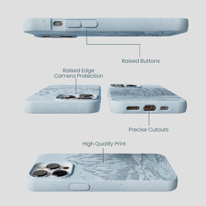 Powder Blue Rockies iPhone 13 Pro Max Case