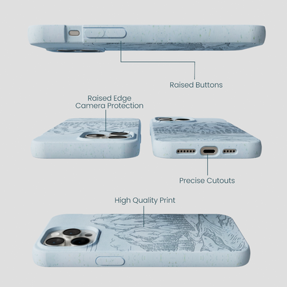 Powder Blue Rockies iPhone 14 Pro Max Case