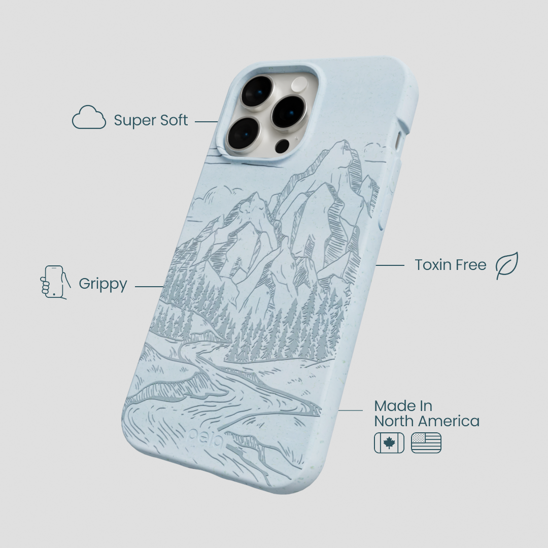 Powder Blue Rockies iPhone 14 Pro Max Case