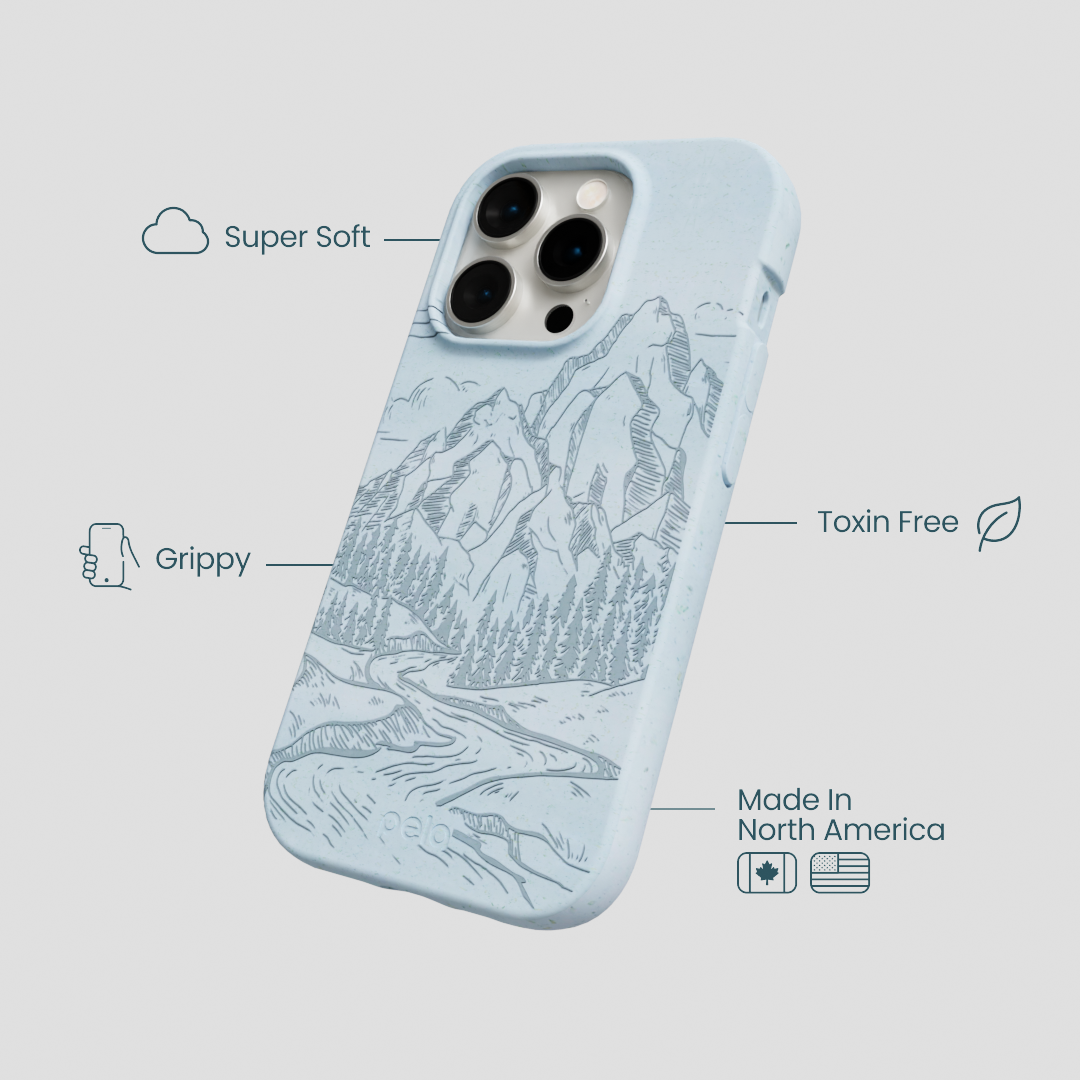 Powder Blue Rockies iPhone 14 Pro Case