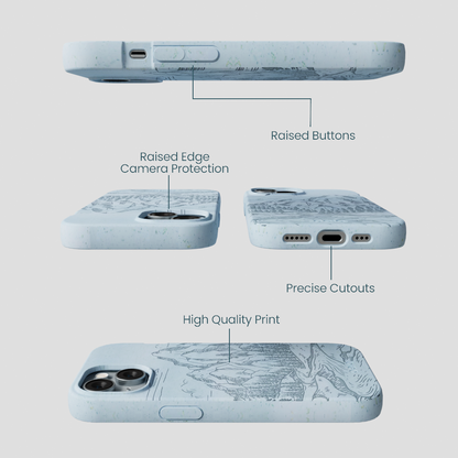 Powder Blue Rockies iPhone 14 Case