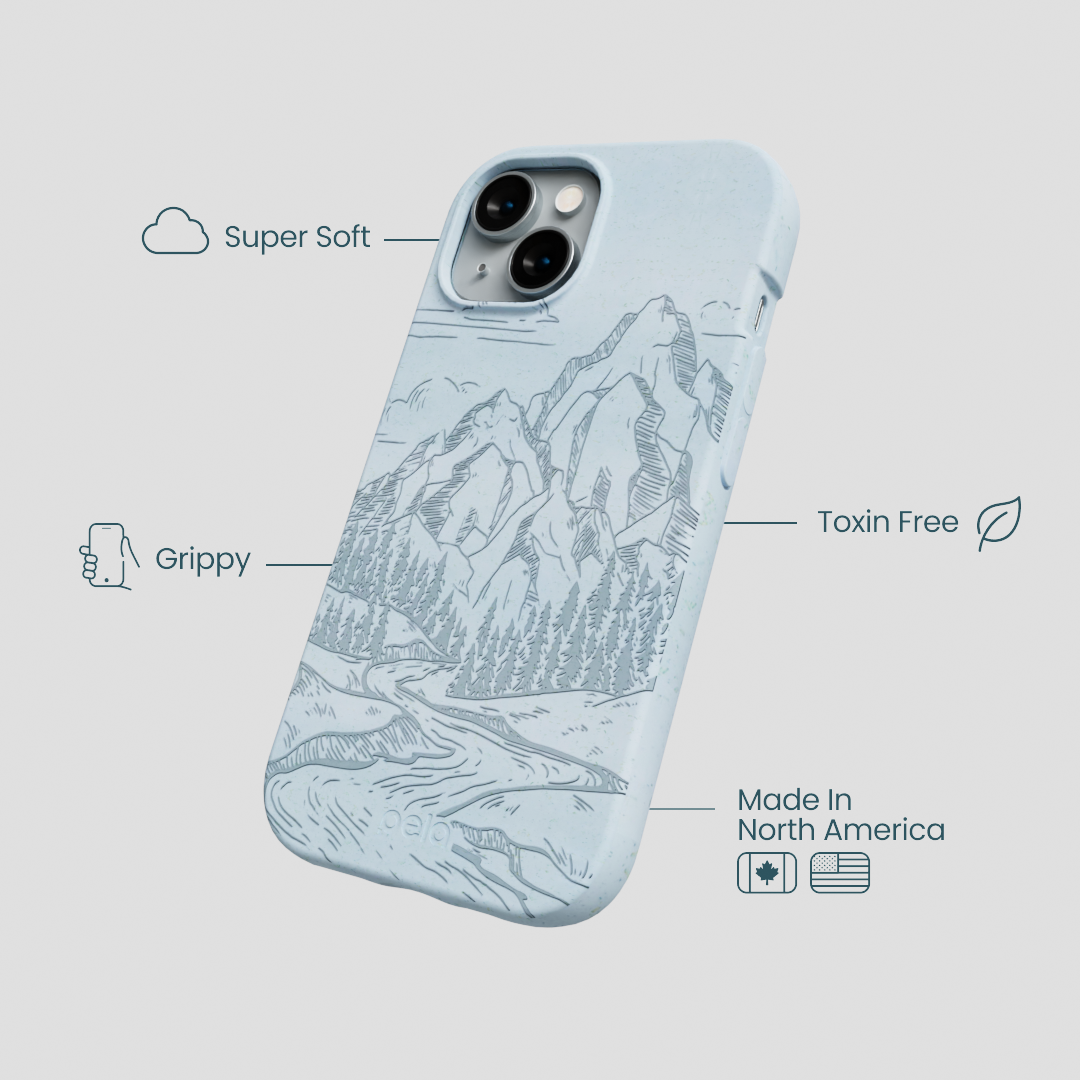 Powder Blue Rockies iPhone 14 Case