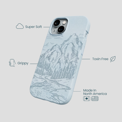 Powder Blue Rockies iPhone 14 Case