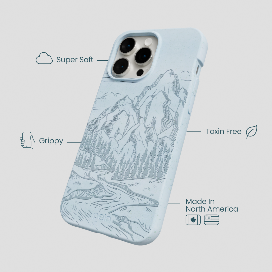 Powder Blue Rockies iPhone 15 Pro Max Case