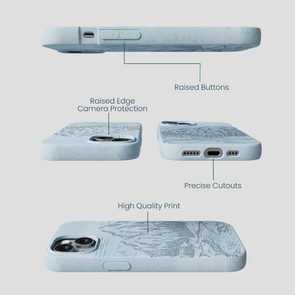Powder Blue Rockies iPhone 15 Case