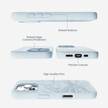 Powder Blue Rockies iPhone 16 Pro Max Case