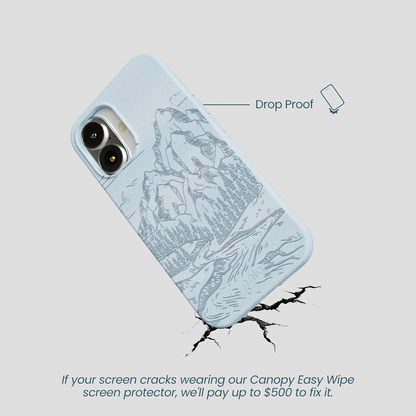 Powder Blue Rockies iPhone 16 Case