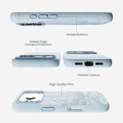 Powder Blue Rockies iPhone 17 Pro Case