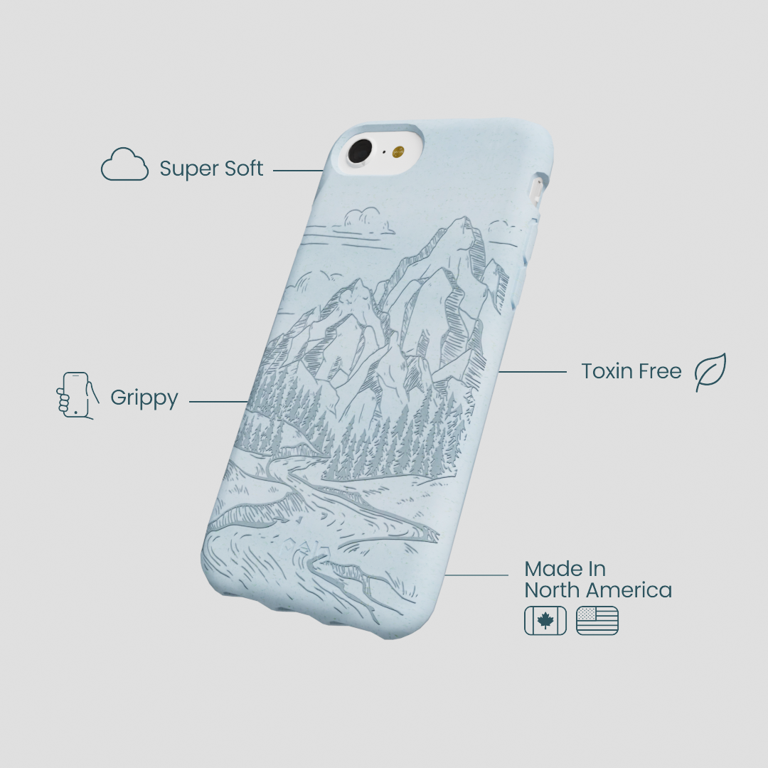 Powder Blue Rockies iPhone 6/6s/7/8/SE Case