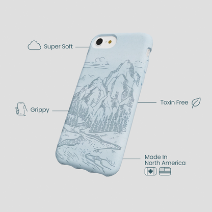 Powder Blue Rockies iPhone 6/6s/7/8/SE Case