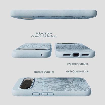 Powder Blue Rockies Google Pixel 10 Pro XL Case
