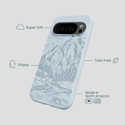 Powder Blue Rockies Google Pixel 10/10 Pro Case