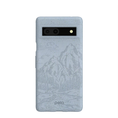 Powder Blue Rockies Google Pixel 7a Case