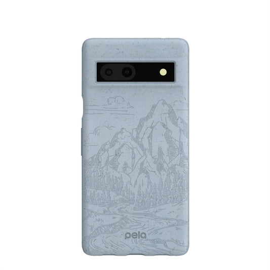 Powder Blue Rockies Google Pixel 7a Case