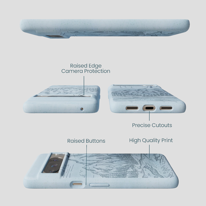 Powder Blue Rockies Google Pixel 8 Pro Case