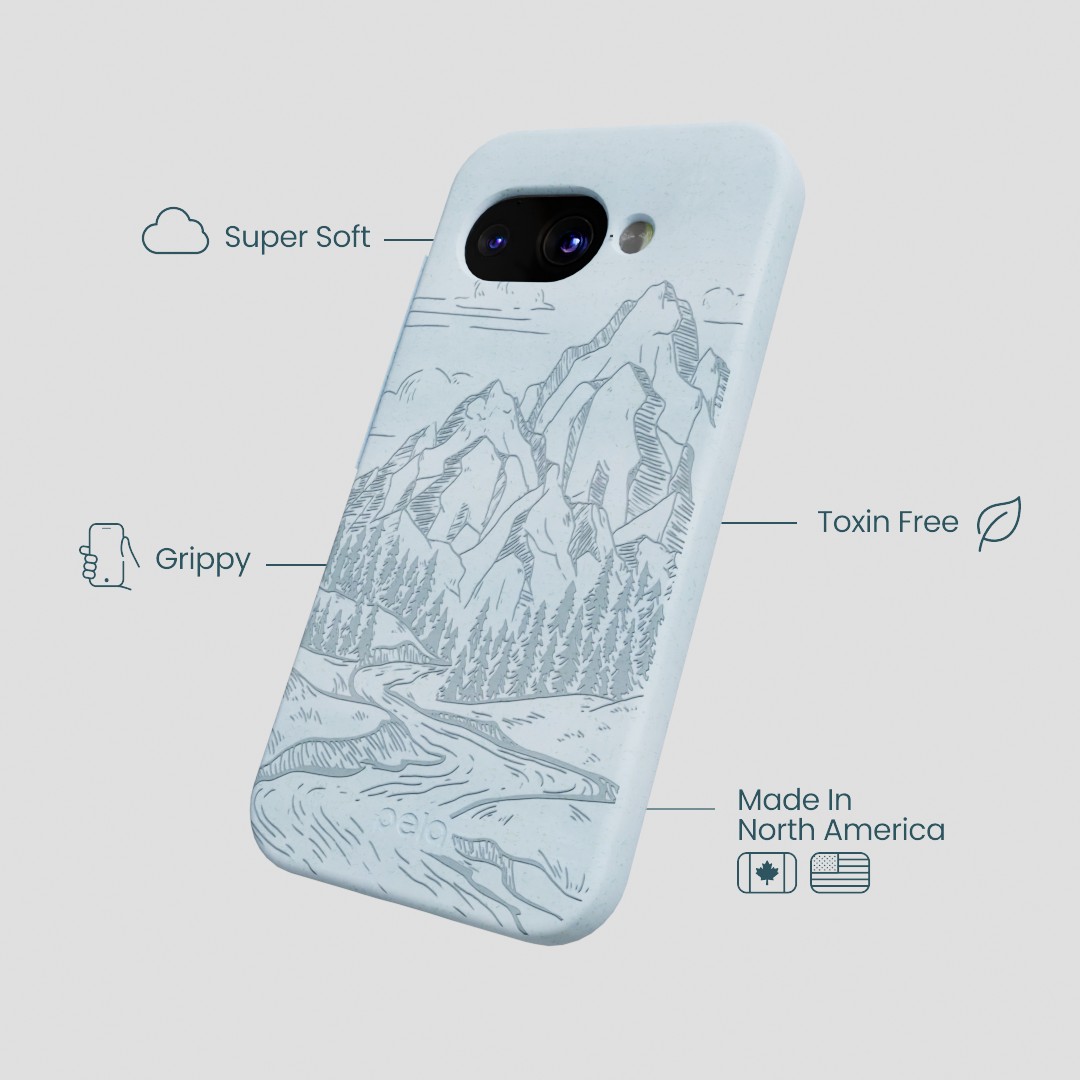 Powder Blue Rockies Google Pixel 9a Case