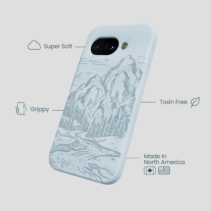 Powder Blue Rockies Google Pixel 9a Case