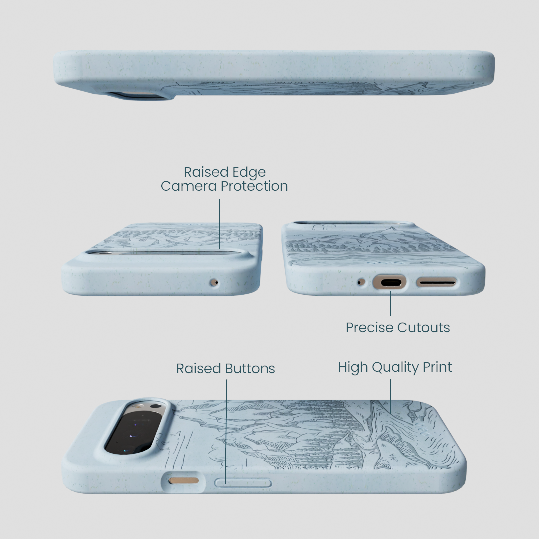 Powder Blue Rockies Google Pixel 9 Pro XL Case