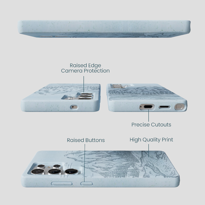 Powder Blue Rockies Samsung Galaxy S25 Ultra Case