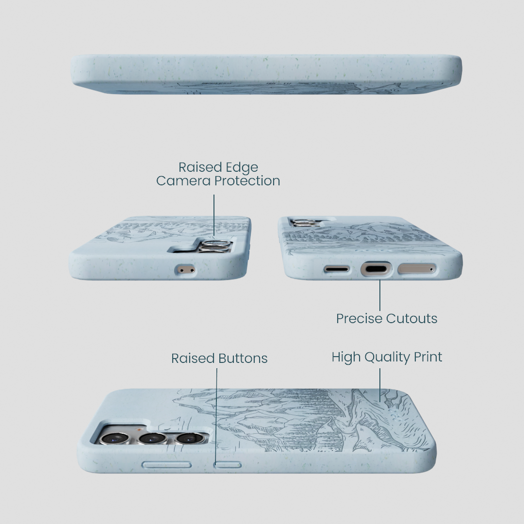 Powder Blue Rockies Samsung Galaxy S25 Case