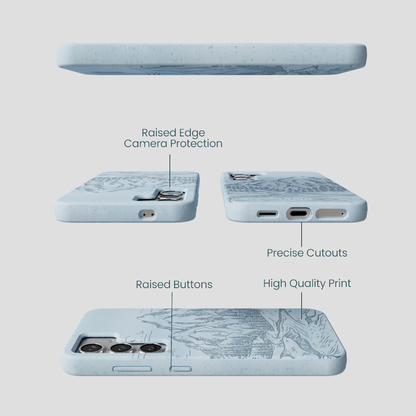 Powder Blue Rockies Samsung Galaxy S25 Case