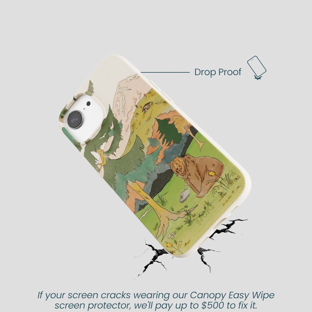 London Fog Rocky Bear iPhone 16e/17e Case