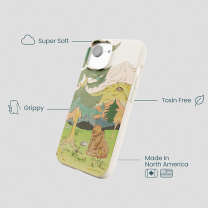 London Fog Rocky Bear iPhone 16e/17e Case