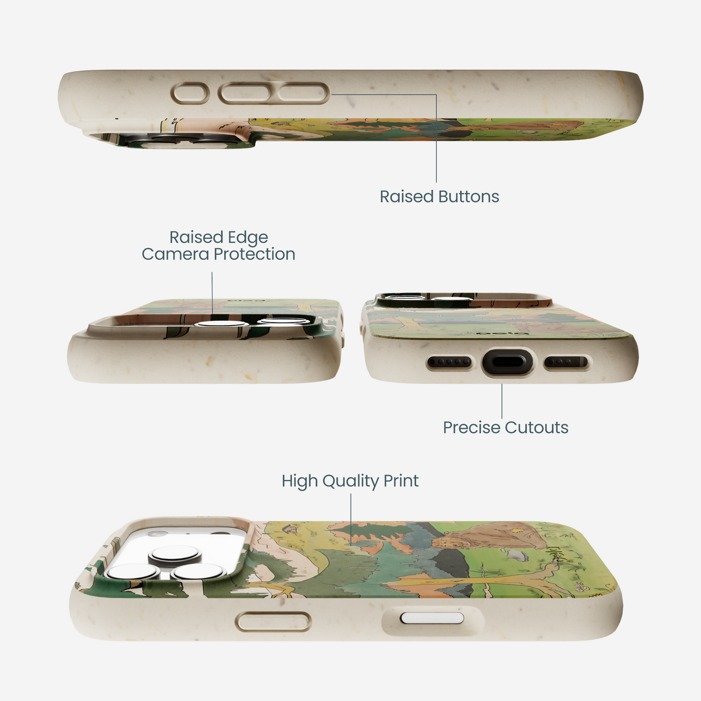 London Fog Rocky Bear iPhone 17 Pro Case